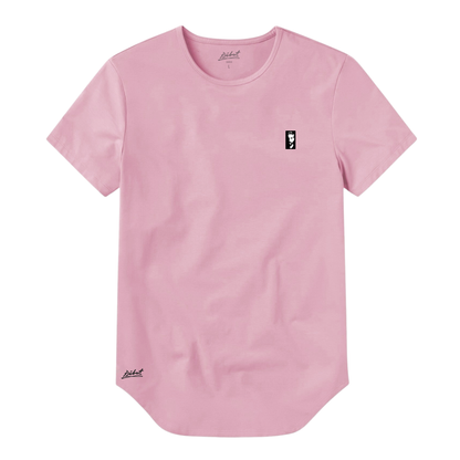 Camiseta Curve La Pulga Rosado