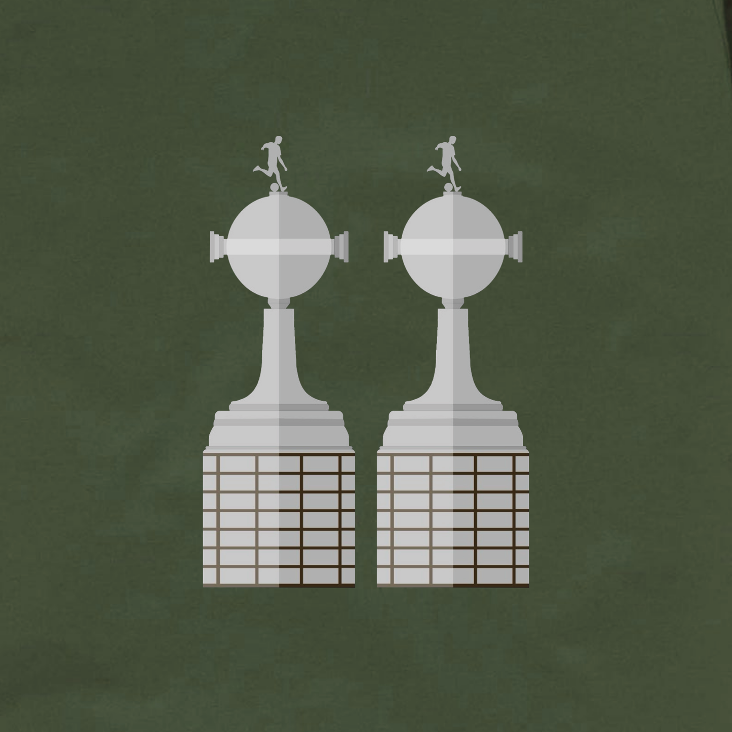 Camiseta Futbol Rey de Copas Verde Militar