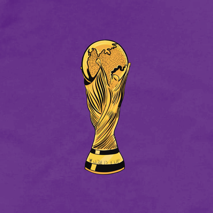 Camiseta Futbol World Cup Morado