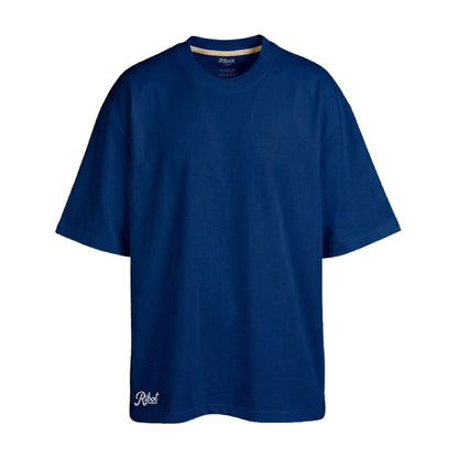 2-Pack Camisetas Oversize Blanco + Azul Marino