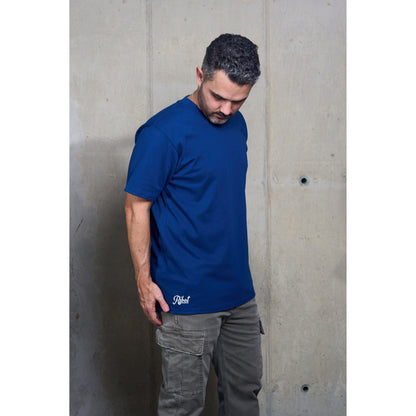 2-Pack Camisetas Oversize Blanco + Azul Marino