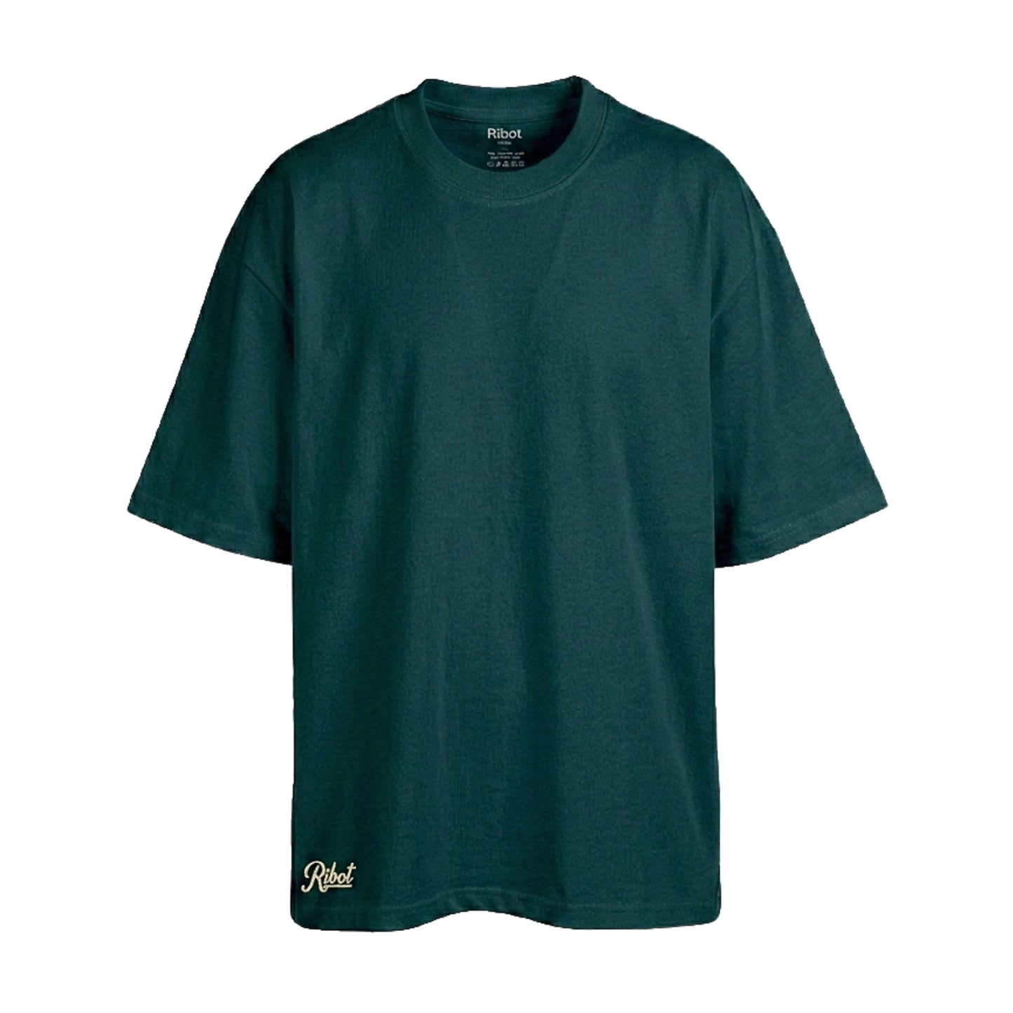 2-Pack Camisetas Oversize Blanco + Verde Pino