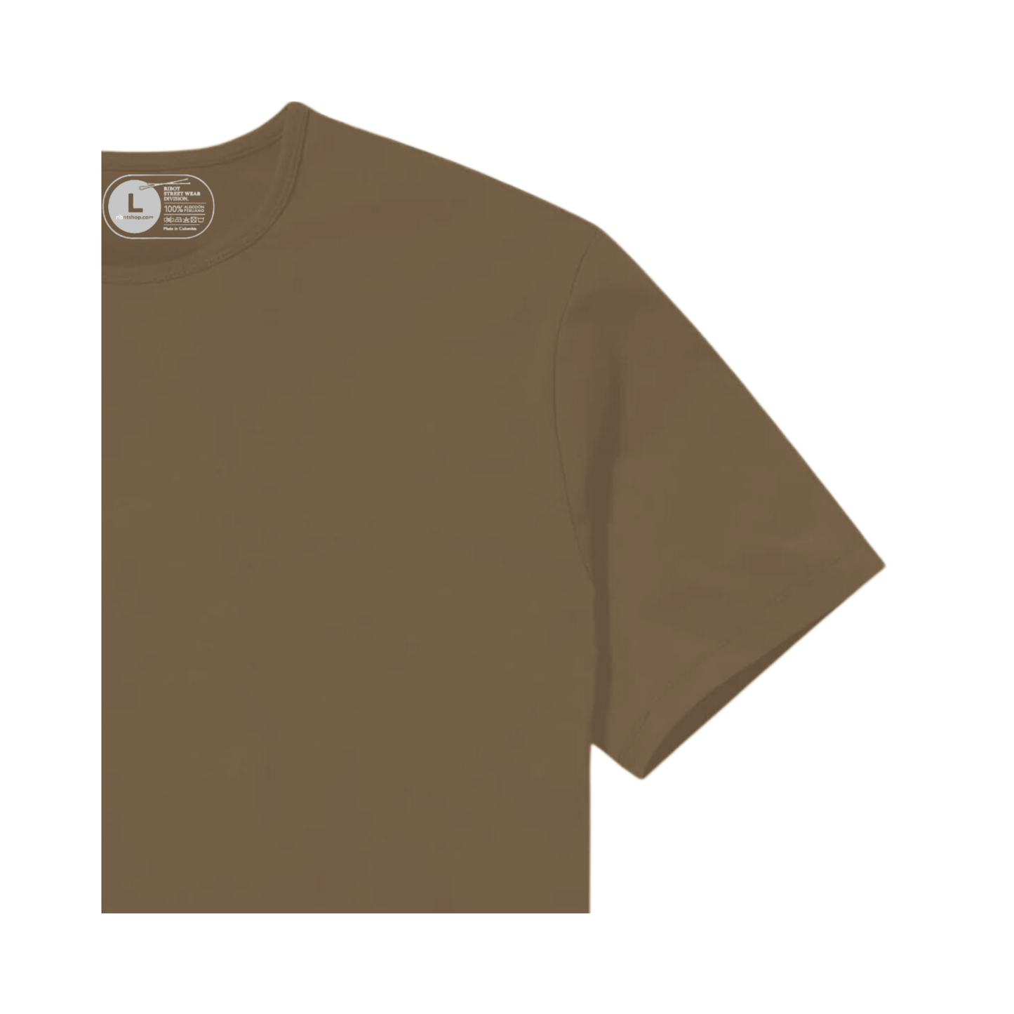 Camiseta Básica Square Café Claro