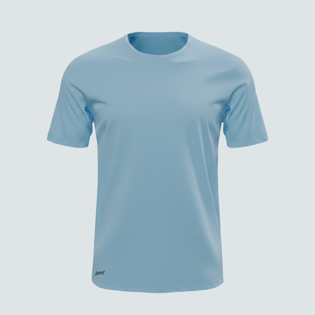 Camiseta Básica Square Azul Claro