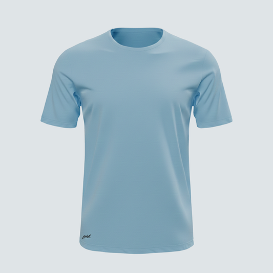 Camiseta Básica Square Azul Claro