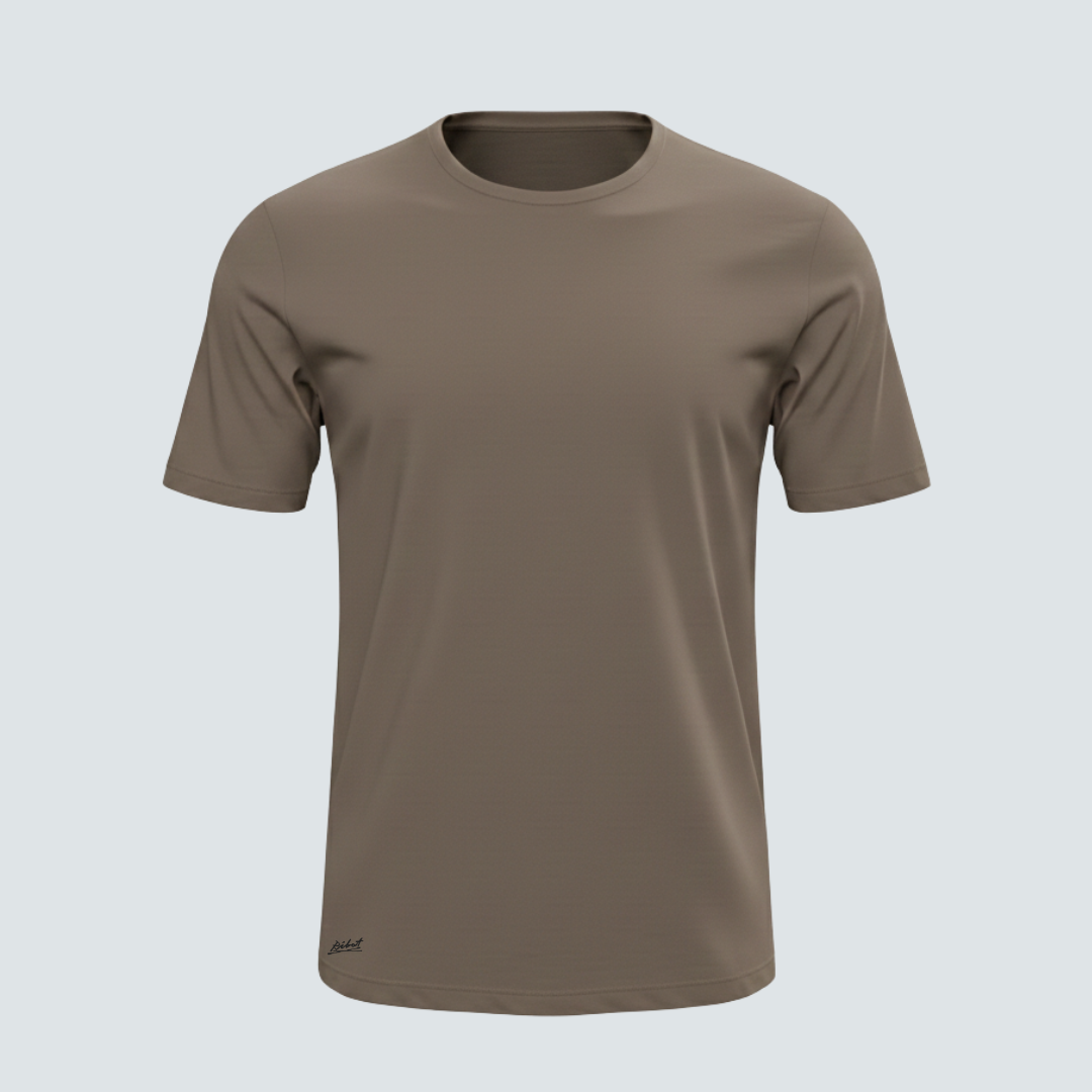 Camiseta Básica Square Café Claro