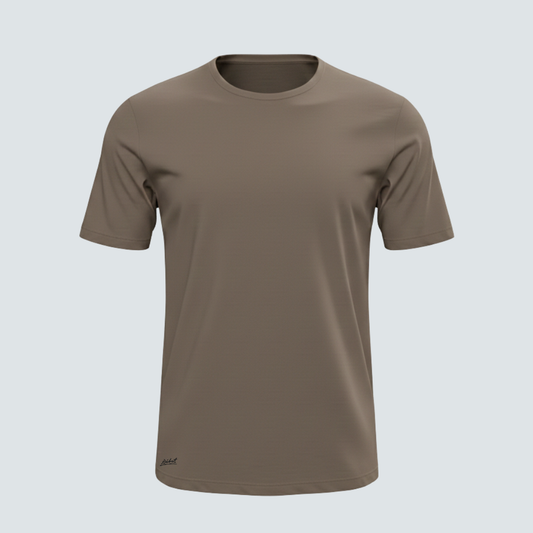 Camiseta Básica Square Café Claro