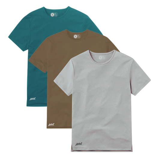 3-Pack Square Café Claro + Verde Azul + Gris Claro